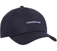 Calvin Klein Jeans Women's Mono Logo Baseball Cap, Black (Black/Pastel Lilac), One Size