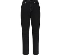 Calvin Klein Jeans Women's NEW MOM Jean Soft Black LV047D843G Jeans, Black (Soft Black), RG26