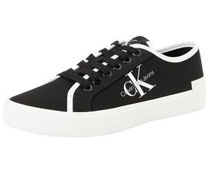 Calvin Klein Jeans Women's Skater Vulcanized Low CS ML MR Vulcanized Sneaker, Black/Bright White, 6