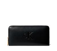 CALVIN KLEIN JEANS Women's wallets and purses Long zip-up wallet with prominent monogram