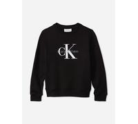 Calvin Klein Kids CK Monogram Sweatshirt in Black - Black - 12 Yrs