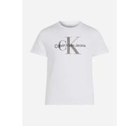 Calvin Klein Kids CK Monogram T-Shirt in White - White - 16 Yrs