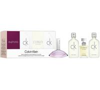 Calvin Klein Ladies Mini Set Gift Set: 2 x CK One EDT 10ml + Eternity 5ml + Euphoria 4ml