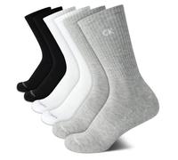 Calvin Klein Ladies Socks - Cushion Athletic Crew Socks (Pack of 6)