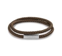 Calvin Klein Latch Bracelet Leather 35000208 - Man - Genuine Leather Brown