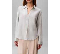 Calvin Klein Linen Ls Shirt Pale Meadow size S | Longsleeves Outlet | Women S