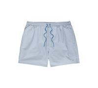 Calvin Klein Logo-embroidered Striped Seersucker Swim Shorts - Blue - M