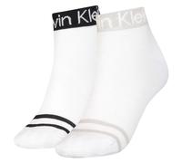 Calvin Klein Logo Welt Quarter Short Socks 2 Pairs