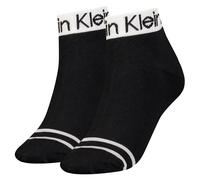 Calvin Klein Logo Welt Quarter Short Socks 2 Pairs