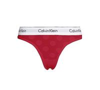 Calvin Klein Long Print Thong Rouge