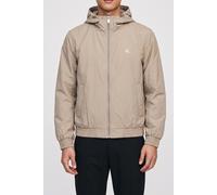 Calvin Klein Long Sleeve Hooded Ripstop Harrington Vintage Khaki size M | Light Jackets Outlet | Men | Brown M