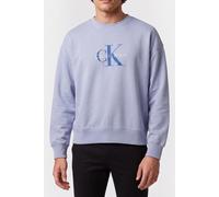 Calvin Klein Long Sleeve Premium Terry Monogram Casual Blue size XL | Sweaters Outlet | Men | Blue XL