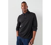 Calvin Klein Men's Ls Supima Cotton Solid Polo Black | Size: Large Calvin Klein Black L