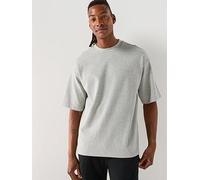Calvin Klein Loungewear Central Logo T-Shirt, Grey, Size M, Men Grey