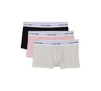 Calvin Klein Low Rise Trunk 3pk Black, Snow Heather, Buff Pink size L | Underwear Outlet | Men | Black L