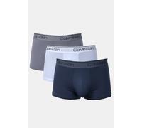 Calvin Klein Low Rise Trunk 3pk Hemisphere Blue, Plein Air, Convoy size S | Underwear Outlet | Men | Blue S
