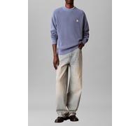 Calvin Klein Ls Ez Cotton Waffle Sweater Dusty Sailor Blue size XL | Sweaters Outlet | Men | Blue XL