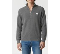 Calvin Klein Ls Ez Cotton Waffle Sweater Medium Grey Heather size XL | Sweaters Outlet | Men | Gray XL
