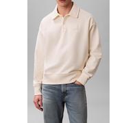 Calvin Klein Ls Heavy Weight Terry Sweatshirt Antique White size L | Sweaters Outlet | Men | White L