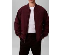 Calvin Klein Ls Sportswear Tech Fabric Bomber Jacket Winetasting size M | Bomber Jackets Outlet | Men | Red M