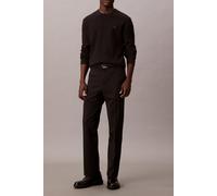 Calvin Klein Ls Texture Cotton Crew Neck Black size XL | Sweaters Outlet | Men | Black XL