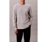 Calvin Klein Ls Waffle Badge Crew Neck Tee Heroic Grey Heather size XXL | Longsleeves Outlet | Men | Gray XXL