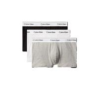 Calvin Klein Pack of 3 Icon Cotton Stretch Men's Short Boxers NB4286 | Men's underwear, mid-rise and relaxed fit, moisture control, seamless Infinity Bond waistband