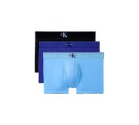 Calvin Klein Lv00nb4472 Trunk Boxers 3 Units Blue,Black L Men