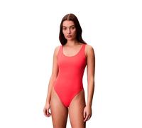 Calvin Klein Lv00q61205 Scoop Back Swimsuit Pink L Woman