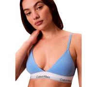 Calvin Klein Lv00qf8498 Triangle Bra Blue M Woman