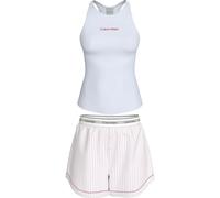 Calvin Klein Lv00qs7580 Sleeveless Pyjama White M Woman