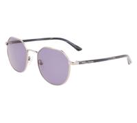 Calvin Klein Man CK22103S 024 Sunglasses Metal Rifle barrel Grey Geometric Normal