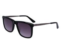 Calvin Klein Man CK22536S 001 Sunglasses Acetate Black Grey Squared Shaded