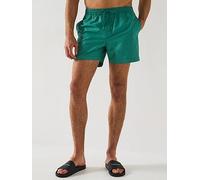 Calvin Klein Medium Taped Swimshorts - Green, Green, Size L, Men Green