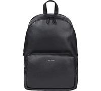 Calvin Klein Men Backpack made of Recycled Faux Leather, Black (Ck Black), One Size