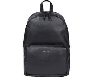 Calvin Klein Men Backpack made of Recycled Faux Leather, Black (Ck Black), One Size
