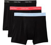 Calvin Klein Men BOXER BRIEF 3 PK PINK (Black Bodies w/Black/Punch Pink/Br) L