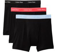 Calvin Klein Men BOXER BRIEF 3 PK PINK (Black Bodies w/Black/Punch Pink/Br) XL