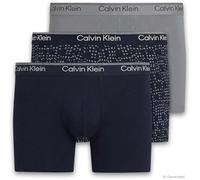 Calvin Klein Men BOXER BRIEF 3PK BLUE (Shoreline/Cut Circles Shoreline/Mis) L