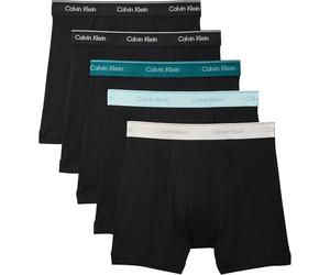 Calvin Klein Men BOXER BRIEF 5PK BLUE (Black Bodies w/Black/Niagara Falls) L