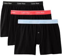 Calvin Klein Men Boxer Trad 3PK PINK (Black Bodies w/Black/Punch Pink/Br) S
