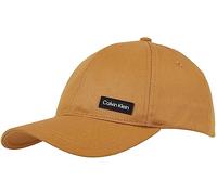 Calvin Klein Men Cap Essential Patch Baseball Cap, Brown (Natural Khaki), One Size