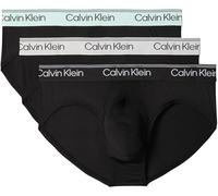 Calvin Klein Men HIP BRIEF 3PK BLACK (Black Bodies w/Black/Light Cast/Fe) L
