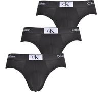 Calvin Klein Men HIP BRIEF 3PK Hip Briefs, BLACK, BLACK, BLACK, L