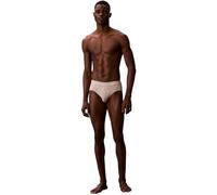 Calvin Klein Men Hip Brief 3pk PINK (CLASSIC BLUE/PORPOISE/BLACK) M