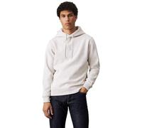 Calvin Klein Jeans Men's MONOLOGO HOODIE J30J325629, Grey (Ivory Grey Heather), XL