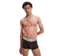 Calvin Klein Men Low-Rise Boxer Short Trunks Stretch Pack of 3, Multicolor (Blue Shadow/Grey Sky/Black), S