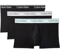 Calvin Klein Men LOW RISE TRUNK 3PK BLACK (Black Bodies w/Black/Light Cast/Fe) 3XL