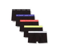 Calvin Klein Men Low Rise Trunk 5pk GREEN (BLK W GREEN BLOOM WB/BLK W DAZZLIN) M