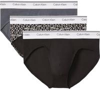 Calvin Klein Men’s 3 Pack Balance Low Rise Trunks, Multicolor (Black/Wrapped Logo_Black/Regatta), XL